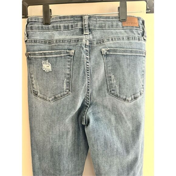 Judy Blue Relaxed Fit Straight Destroyed Jeans, Women’s Size 27 - Picture 7 of 11